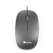 Ratón NGS USB sobremesa óptico Wired Mouse Flame negro