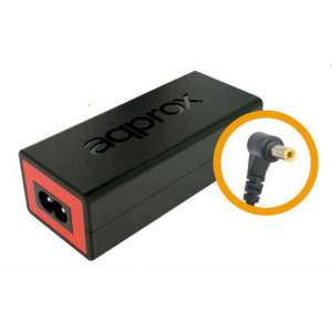 Cargador port'atil Approx 65W para Acer 5.5*1.7MM APPA03 negro