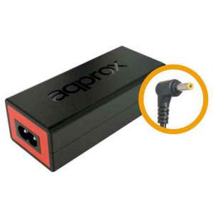 Cargador portátil Approx 65W para Toshiba 5.5*2.5MM negro APPA09