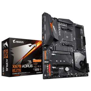 Placa base Gigabyte AMD SAM4 X570 Aorus Elite 4DDR PCIE 6SATA3 HDMI RAID RGB ATX