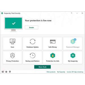 Software Antivirus Kaspersky 2020 Total Security 3 licencias