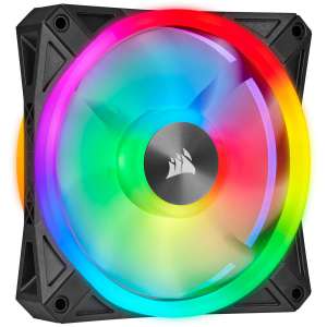 Ventilador caja adicional Corsair 14x14 QL140 RGB Pack 2 uds Ligthing node