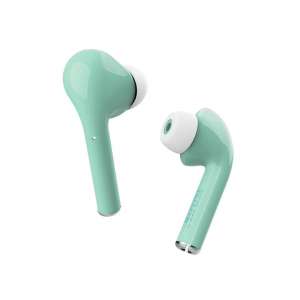 Auricular Trust Nika wireless bluetooth carcasa con carga turquesa